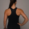 Women's wearing White Tank Top - Pathfinder Fitness